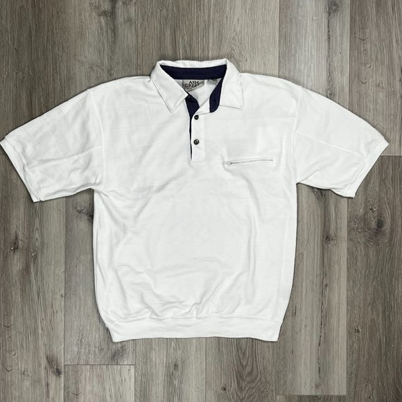Ash Creek Trading Vintage White Medium Polo Shirt - Picture 8 of 8